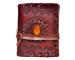 Genuine Handmade Leather Journal Wholesaler Single Stone Antique Design Handmade Diary